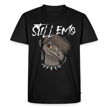 Emo Boy Emo Girl Emu Bird Emocore Punk Esthétique - T-shirt Premium bio Homme - noir - Devant - Nico (187cm)
