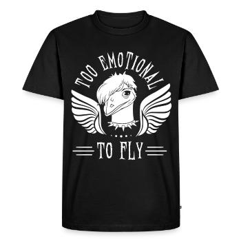 Emo Boy Emo Girl Emu Bird Emocore Punk Esthétique - T-shirt Premium bio Homme - noir - Devant - Nico (187cm)