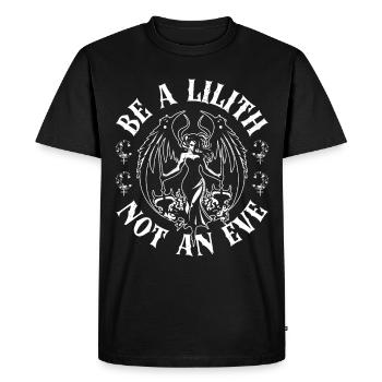 Lilith, Démon, Gothique, Mythologie, Folklore, - T-shirt Premium bio Homme - noir - Devant - Nico (187cm)