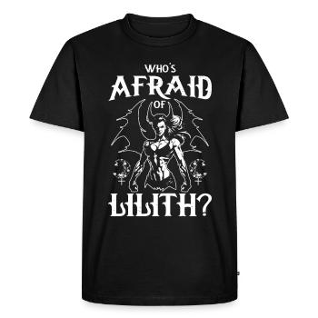 Lilith, Démon, Gothique, Mythologie, Folklore, - T-shirt Premium bio Homme - noir - Devant - Nico (187cm)