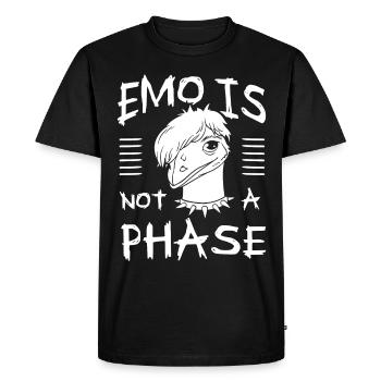 Emo Boy Emo Girl Emu Bird Emocore Punk Esthétique - T-shirt Premium bio Homme - noir - Devant - Nico (187cm)