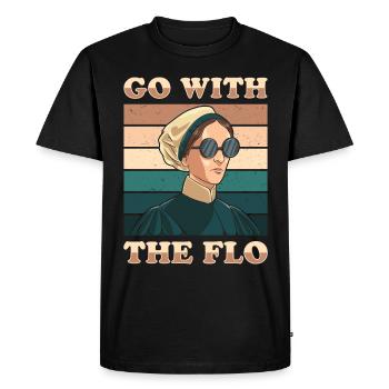 Nurse Florence Nightingale Medical - Men's Premium Organic T-Shirt - black - Front - Nico (187cm)