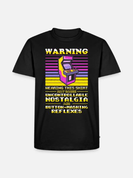 Videoafspillere Retro Gamer Gaming Classic 80'erne - Herre Premium økologisk T-shirt - sort