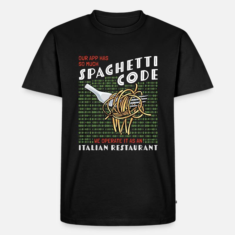 Computerprogrammierung - Männer Premium Bio T-Shirt - Schwarz