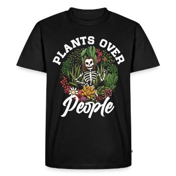 Jardiniers, amateurs de plantes de jardin, collectionneurs de plantes - T-shirt Premium bio Homme - noir - Devant - Nico (187cm)