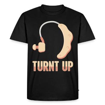 Hearing Loss Hearing Aid Specialist - Men's Premium Organic T-Shirt - black - Front - Nico (187cm)