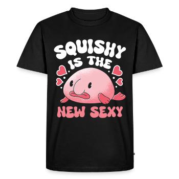 Marine Biologist Deep Sea Fish Blob Fish Ocean - Men's Premium Organic T-Shirt - black - Front - Nico (187cm)