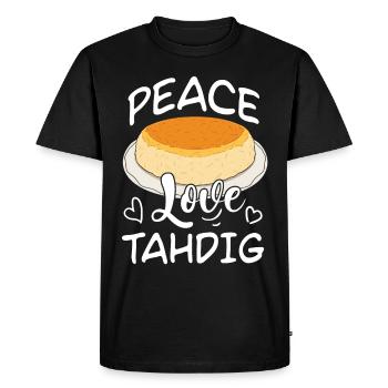 Cadeaux pour les gourmands Thadig - T-shirt Premium bio Homme - noir - Devant - Nico (187cm)