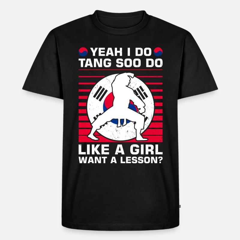 Tang Soo Do Geschenk - Männer Premium Bio T-Shirt - Schwarz