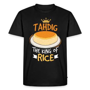 Cadeaux pour les gourmets de Thadig - T-shirt Premium bio Homme - noir - Devant - Nico (187cm)