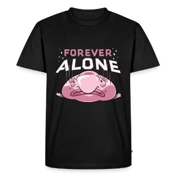 Poisson blob - T-shirt Premium bio Homme - noir - Devant - Nico (187cm)