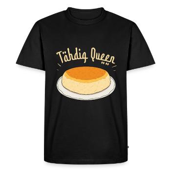 Thadig Food Lover Cadeaux - T-shirt Premium bio Homme - noir - Devant - Nico (187cm)