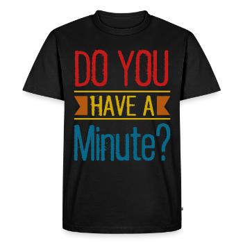 Ressources Humaines Responsable RH Profession - T-shirt Premium bio Homme - noir - Devant - Nico (187cm)