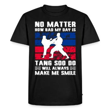 Tang so Do Gift - Men's Premium Organic T-Shirt - black - Front - Nico (187cm)