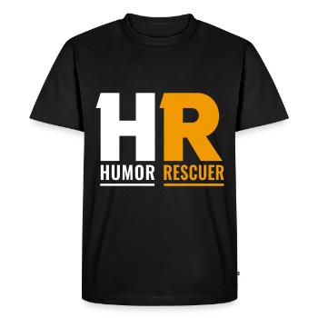 Profession : Hr-manager im Personalwesen - T-shirt Premium bio Homme - noir - Devant - Nico (187cm)