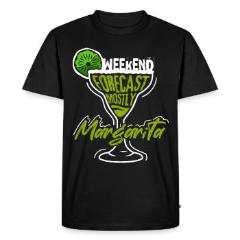 Buveur d’alcool de cocktail mexicain - T-shirt Premium bio Homme - noir - Devant - Nico (187cm)