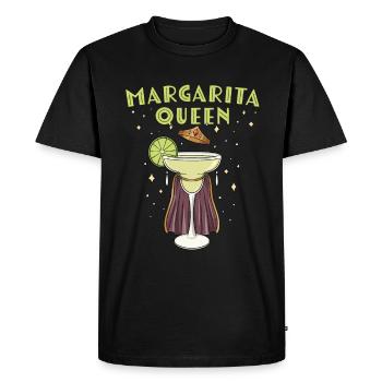 Buveur d’alcool de cocktail mexicain - T-shirt Premium bio Homme - noir - Devant - Nico (187cm)