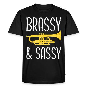 Mellophonist Musical Instrument Orchestra - Men's Premium Organic T-Shirt - black - Front - Nico (187cm)