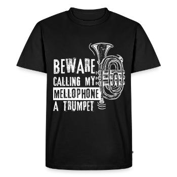 Mellophoniste, Orchestre d’instruments de musique, - T-shirt Premium bio Homme - noir - Devant - Nico (187cm)