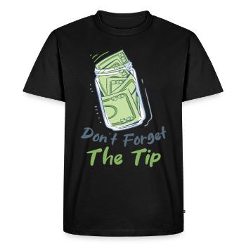Barman Mixologue Boissons alcoolisées Barman - T-shirt Premium bio Homme - noir - Devant - Nico (187cm)