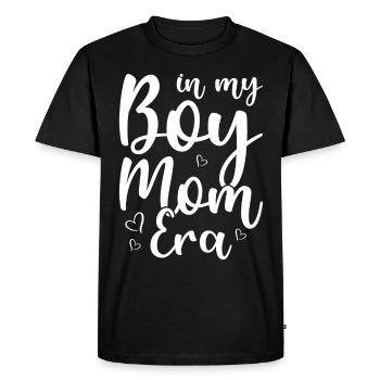 Maman de garçons Meilleure maman de tous les temps - T-shirt Premium bio Homme - noir - Devant - Nico (187cm)