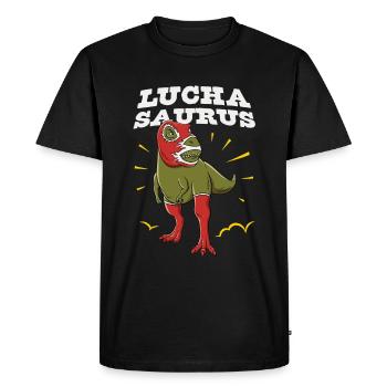 Lutteur mexicain Lucha Libre Mask - T-shirt Premium bio Homme - noir - Devant - Nico (187cm)