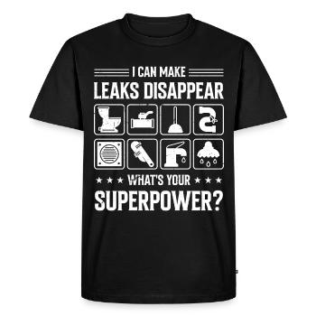 Plumbing Drain Surgeon Job Profession - Men's Premium Organic T-Shirt - black - Front - Nico (187cm)