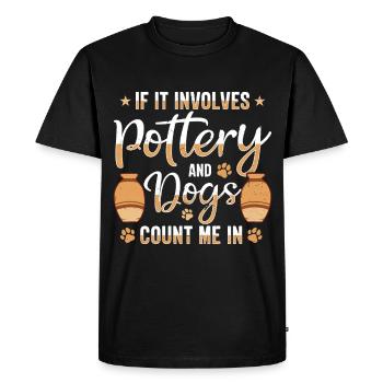 Pottery Lovers Clay Ceramic Kiln - T-shirt Premium bio Homme - noir - Devant - Nico (187cm)