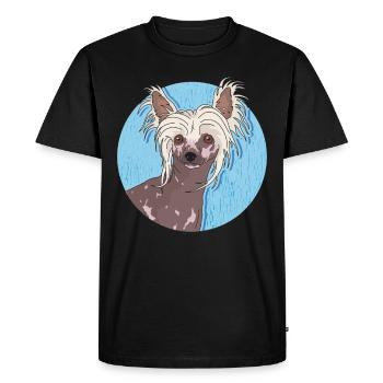 Cadeau chinois à crête chinoise - T-shirt Premium bio Homme - noir - Devant - Nico (187cm)