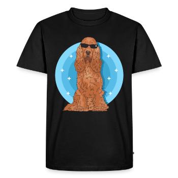 Cocker Spaniel Dogs Cocker Spaniel Gift - Men's Premium Organic T-Shirt - black - Front - Nico (187cm)