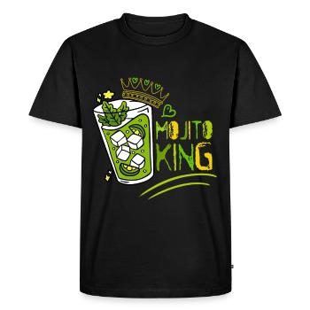 Cocktail Lover Alcohol Drinker Liquor Shot - Men's Premium Organic T-Shirt - black - Front - Nico (187cm)