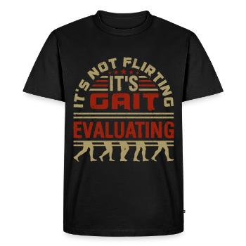 Emploi de physiothérapeute PT Physiotherapy - T-shirt Premium bio Homme - noir - Devant - Nico (187cm)
