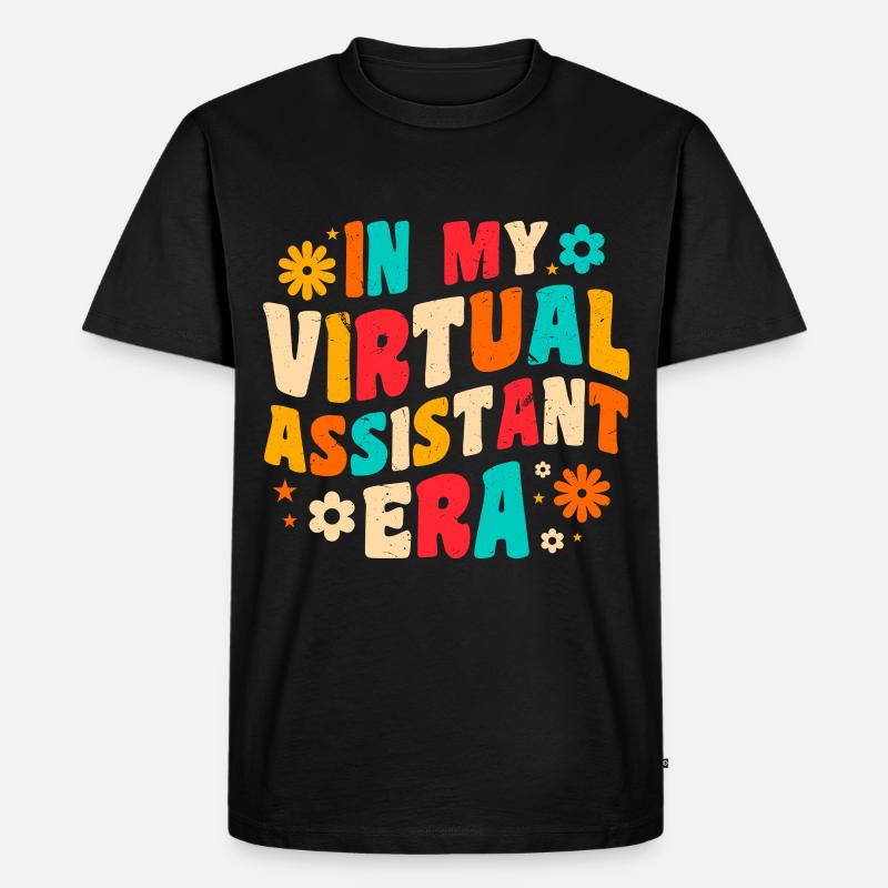 Freelancer Profession Self-employed Virtual - Men's Premium Organic T-Shirt - black