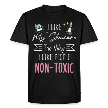 Esthéticienne, Soins de la peau, Beauté, Dermantologue, - T-shirt Premium bio Homme - noir - Devant - Nico (187cm)