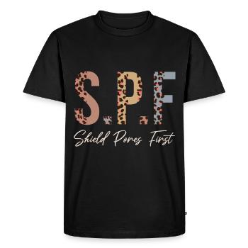 Esthéticienne, Soins de la peau, Beauté, Dermantologue, - T-shirt Premium bio Homme - noir - Devant - Nico (187cm)