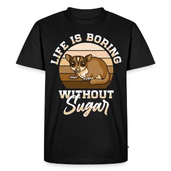 Australie Marsupial Faune Animal Amant Sucre - T-shirt Premium bio Homme - noir - Devant - Nico (187cm)