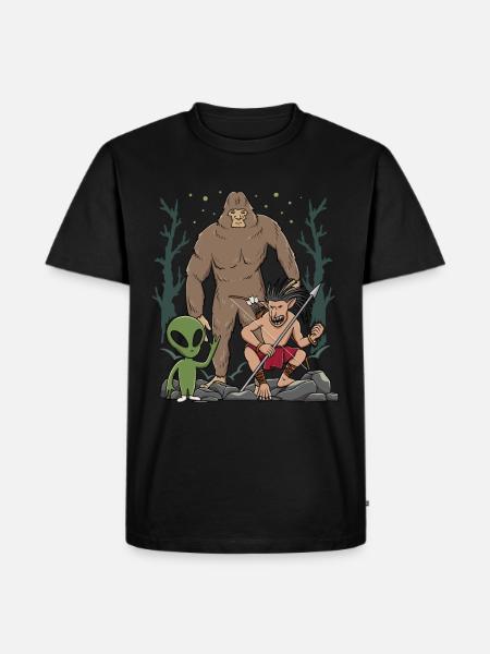 Folklore, créatures mythiques, Indiens - T-shirt Premium bio Homme - noir