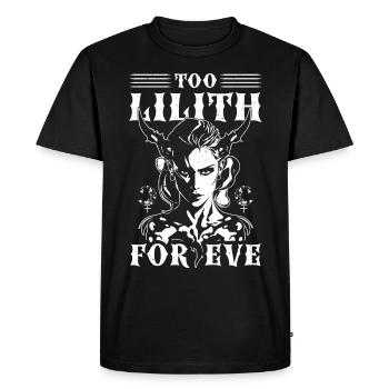 Lilith, Démon, Gothique, Mythologie, Folklore, - T-shirt Premium bio Homme - noir - Devant - Nico (187cm)