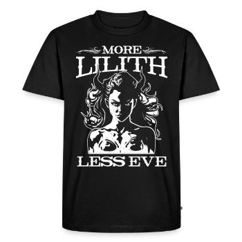 Lilith, Démon, Gothique, Mythologie, Folklore, - T-shirt Premium bio Homme - noir - Devant - Nico (187cm)