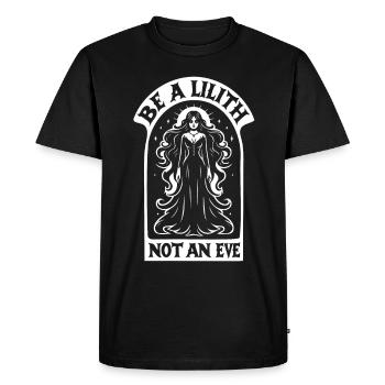 Lilith Démon Gothique Mythologie Folklore Satanique - T-shirt Premium bio Homme - noir - Devant - Nico (187cm)