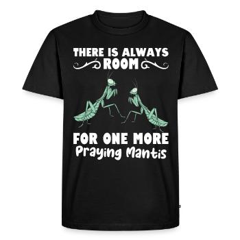 Insect Entomologist Entomology Praying Mantis - Men's Premium Organic T-Shirt - black - Front - Nico (187cm)