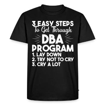 Director of Business Administration Profession - Men's Premium Organic T-Shirt - black - Front - Nico (187cm)