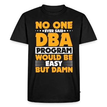 Director of Business Administration Profession - Men's Premium Organic T-Shirt - black - Front - Nico (187cm)
