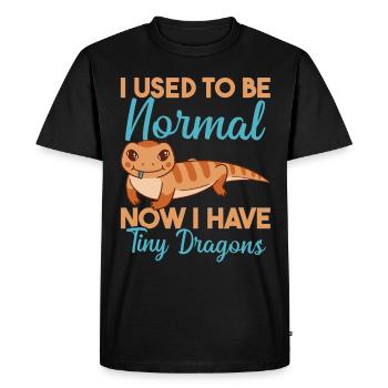 Collectionneur de lézard amoureux des reptiles - T-shirt Premium bio Homme - noir - Devant - Nico (187cm)