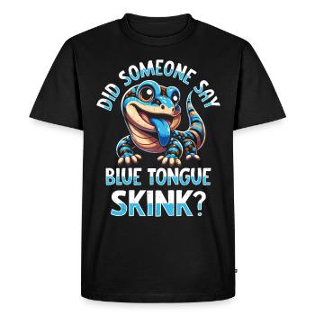 Collectionneur de lézard amoureux des reptiles - T-shirt Premium bio Homme - noir - Devant - Nico (187cm)