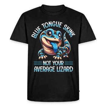 Collectionneur de lézard amoureux des reptiles - T-shirt Premium bio Homme - noir - Devant - Nico (187cm)