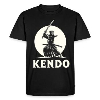 Entraînement de combattant de Kendo MMA : Arts martiaux et mixte - T-shirt Premium bio Homme - noir - Devant - Nico (187cm)