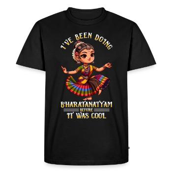Bharatanatyam Dance Classical Indian Dance - Men's Premium Organic T-Shirt - black - Front - Nico (187cm)