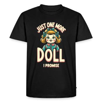Poupées amateurs collectionneurs de porcelaine antique - T-shirt Premium bio Homme - noir - Devant - Nico (187cm)