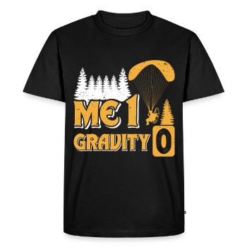 Paramotorist Adventure Powered Paraglider - Men's Premium Organic T-Shirt - black - Front - Nico (187cm)